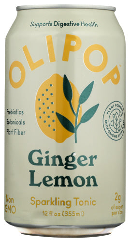 Olipop Tonic Sprklng Gngr Lemon