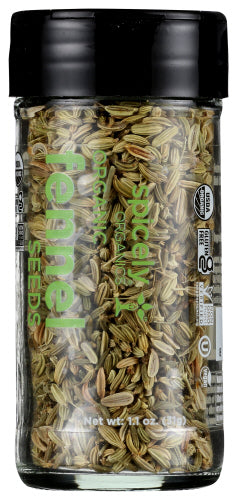 Spicely Organics Spice Fennel Seeds Jar