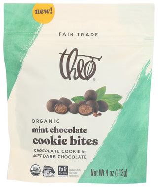 Theo Chocolate Bites Cookie Mint Choc