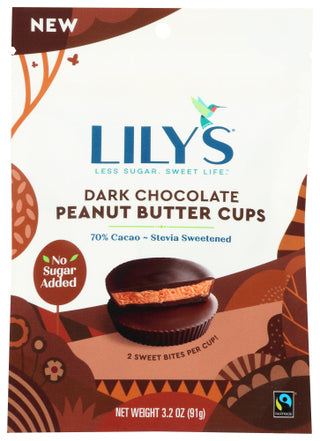 Lilys Sweets Choc Drk Choc Pb Cup