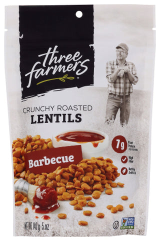 Three Farmers Foods Inc Snack Lentil Barbeque