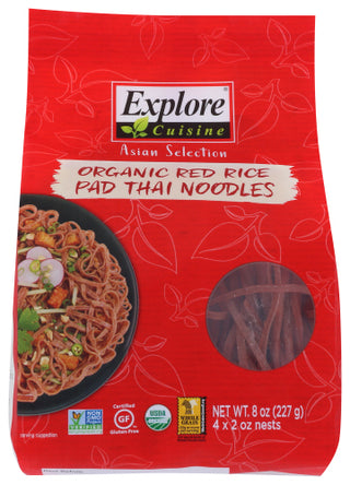 Explore Cuisine Noodle Red Rice Pad Thai