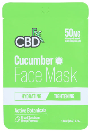Cbdfx Mask Hemp Cucumber 50mg