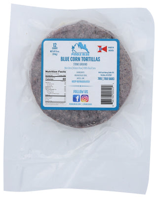Pinole Blue Tortillas Blue Corn