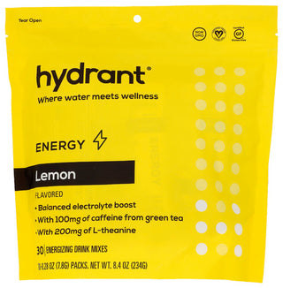 Hydrant Hydration Caff Lemon 30pk