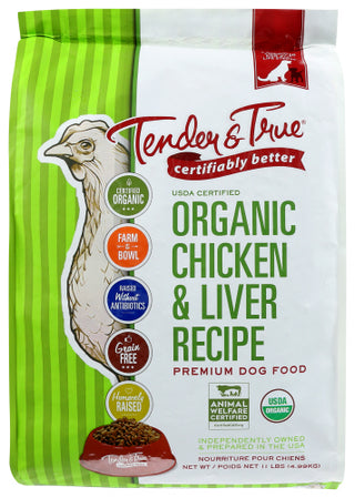 Tender And True Kibble Chicken Liver Dog