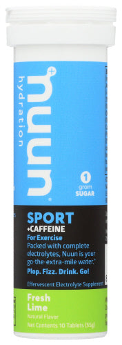 Nuun Sport Caff Fresh Lime