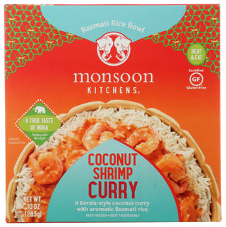 Monsoon Kitchens Inc Bowl Ccnut Shrimp Rice