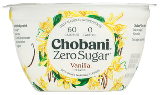 Chobani Yogurt Vanilla Zero Sug