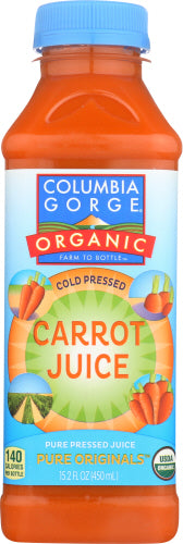 Columbia Gorge Organic Juice Cld Prsd Carrot