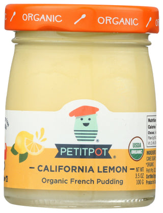 Petit Pot Pudding Lemon Curd Org