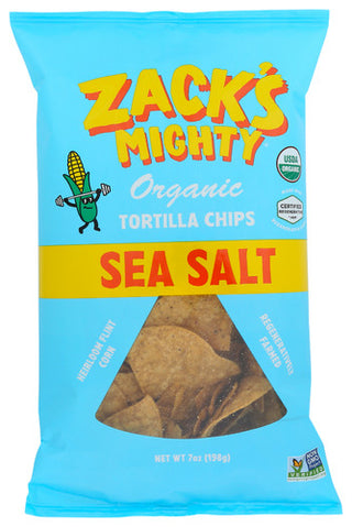 Zacks Mighty Chips Tortilla Sea Salt