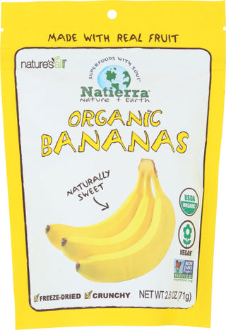 Natierra Banana Frz Drd Raw Org