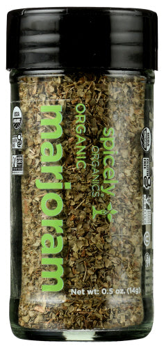 Spicely Organics Spice Marjoram Whole Jar