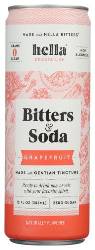 Hella Cocktail Soda Bitter Grpfrt 4pk
