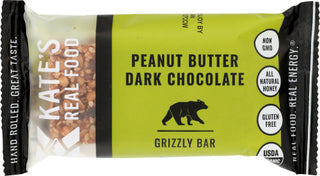 Kates Real Food Bar Grizzly Pbtr Drk Choc