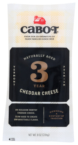 Cabot Cheese Bar 3yr Wht Ched