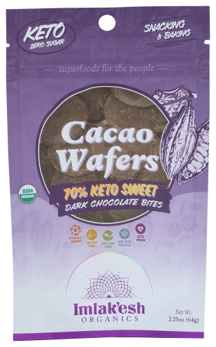 Imlakesh Organics Wafers Keto Cacao Org