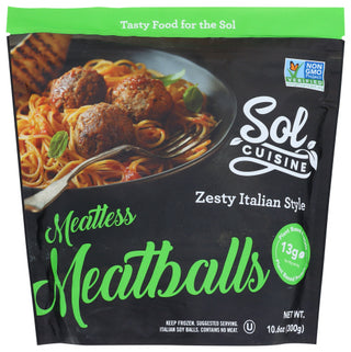 Sol Cuisine Meatballs Zesty Italian