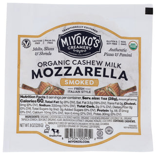 Miyokos Creamery Cheese Mozarella Smd Vegn