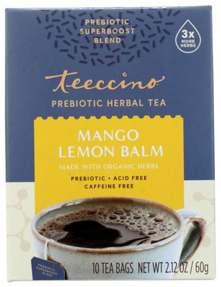 Teeccino Tea Mango Lemon Prebiotic