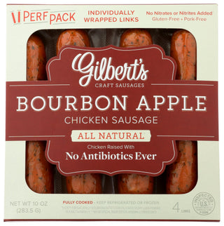 Gilberts Craft Sausage Sausage Chkn Bourbon Appl