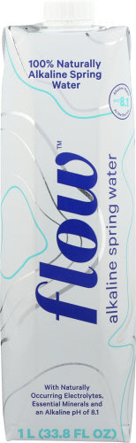 Flow Water Wtr Alklne Sprng 1ltr6pk
