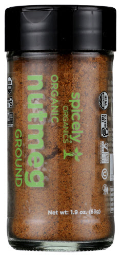 Spicely Organics Spice Nutmeg Grnd Jar