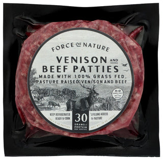 Force Of Nature Venison & Beef Patties