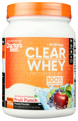 Doctors Best Whey Isolate Fruit Punch