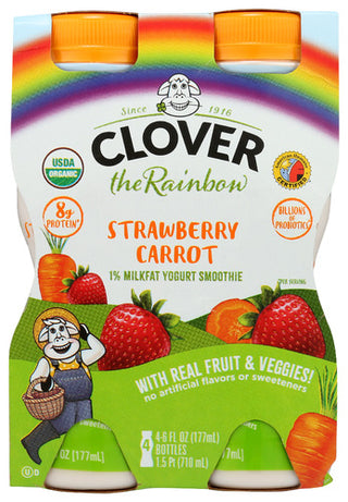 Clover Sonoma Yogurt Smoothie Stwbry Ca