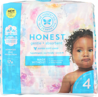 The Honest Company Diaper Just Peachy Sz 4
