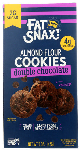 Fat Snax Cookies Mini Dbl Choco