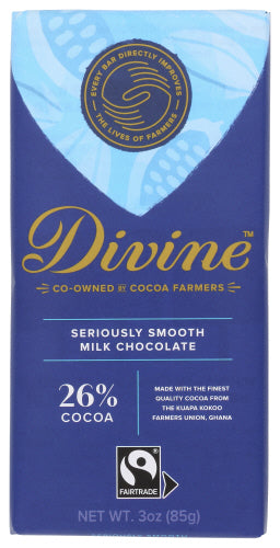 Divine Chocolate Choc Bar Milk