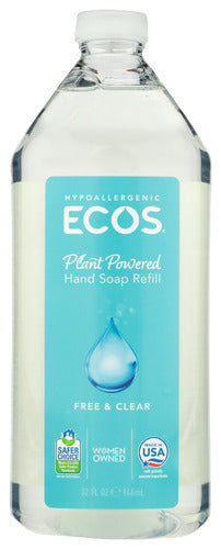 Ecos Hand Soap Free Clr Rfl