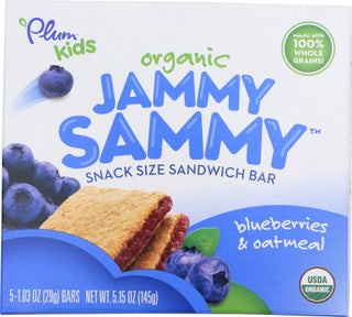 Plum Organics Bar Jmy Smy Blbry Otml5pk