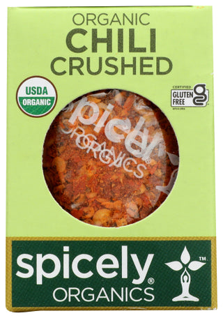 Spicely Organics Spice Chili Crushed Box