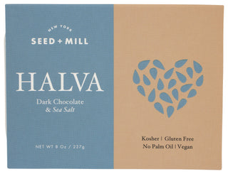 Seed & Mill Halva Sea Salt & Drk Choc