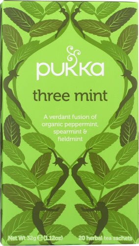 Pukka Herbs Tea Herbal Three Mint