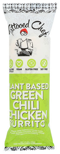 Tattooed Chef Burrito Green Chili Chckn