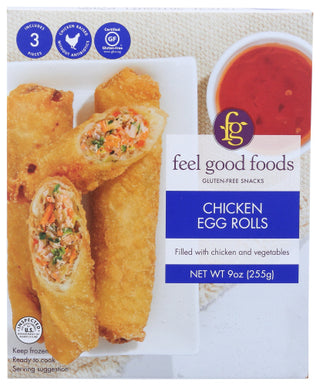 Feel Good Foods Egg Rolls Gf Chicken