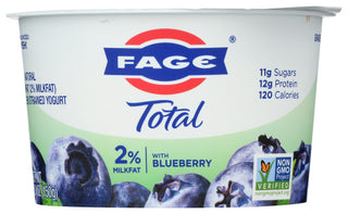 Fage Total Greek Yogurt 2% Bluebry