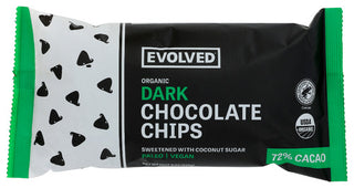Evolved Chocolate Chocolate Chips 72 Cacao