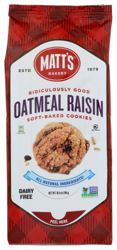 Matts Cookies Cookies Oatmeal Raisin