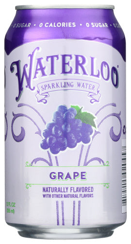 Waterloo Sparkling Water Water Sprklng Grape 12pk