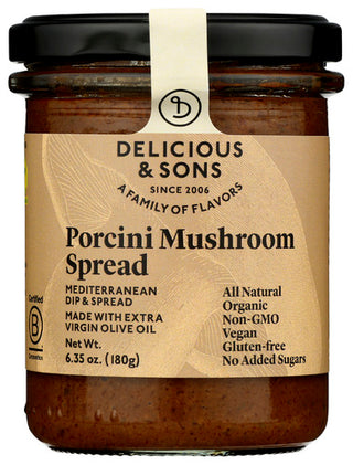 Delicious And Sons Spread Porcini Mushroom
