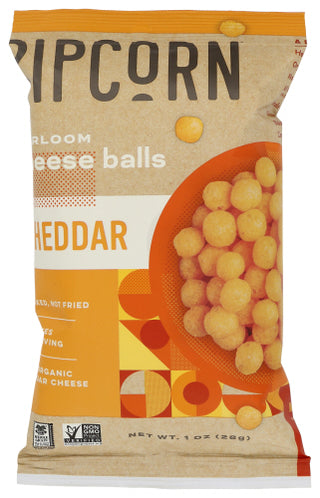 Pipcorn Cheese Ball Cheddar