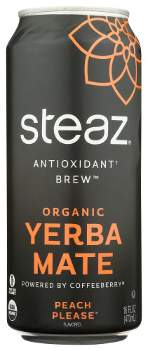 Steaz Yerba Mate Peach Please