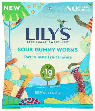 Lilys Sweets Gummy Worms Sour Fruit