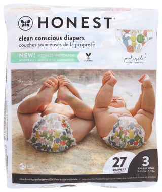 The Honest Company Diaper Cactus Cutie Sz 3